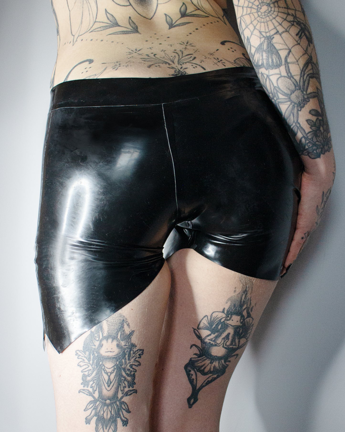 CIPHER Latex Shorts | Custom Made To Fit | Unisex