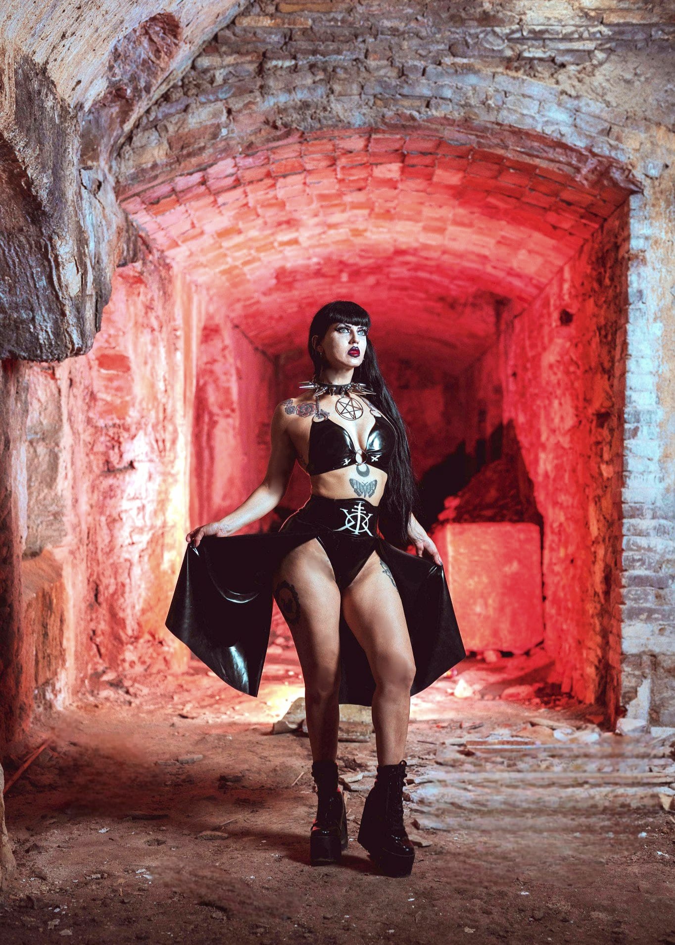 CORVUS Latex Skirt | Custom Made To Fit