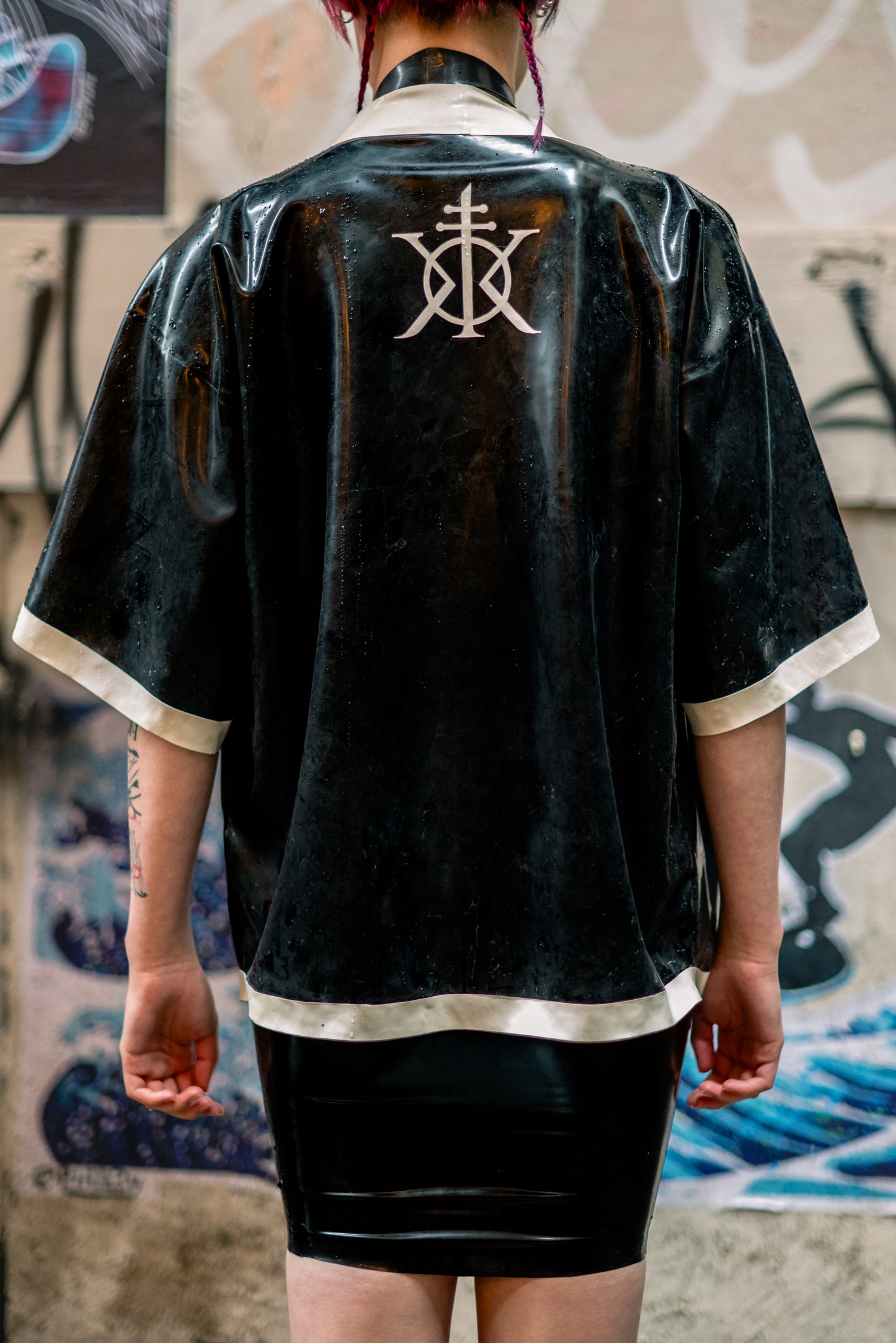"KHAOS" Kimono (BLVCK)