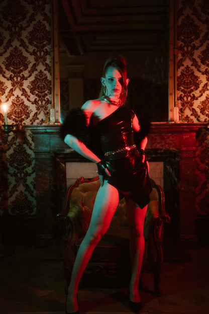"VIL" Latex Dress (BLVCK) | Custom Made to fit