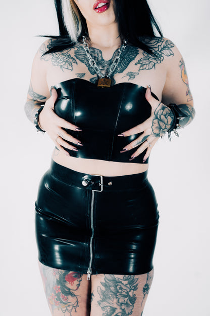 KEROSENE Latex Skirt | Custom Made To Fit