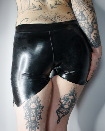 CIPHER Latex Shorts | Custom Made To Fit | Unisex