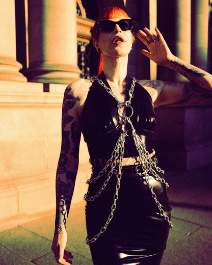 HEX Chain Harness | Unisex | Custom Made To Fit