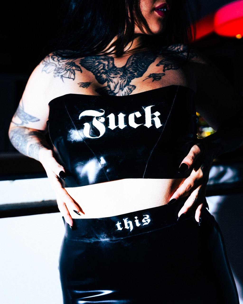 FVCK Latex Tube Top | Custom Made To Fit