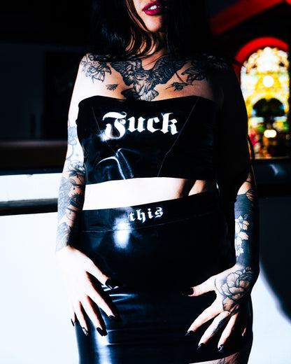 FVCK Latex Tube Top | Custom Made To Fit