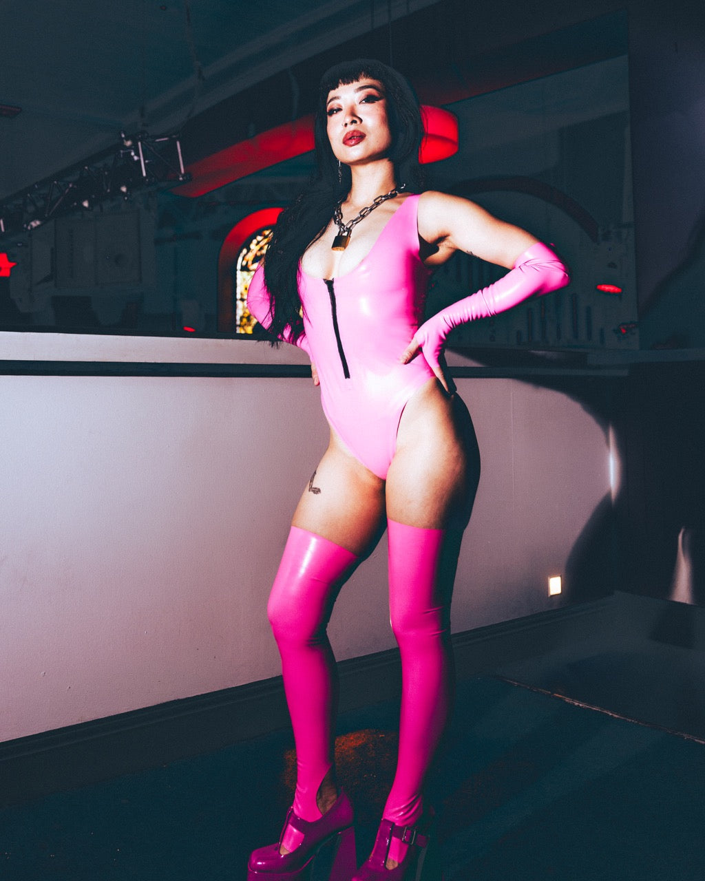 JAWBREAKER Latex Bodysuit | Custom Made To Fit