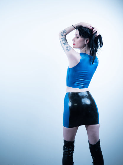"DELTA" Latex Crop-Top | Custom Made To Fit