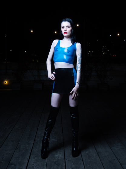 "DELTA" Latex Crop-Top | Custom Made To Fit