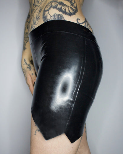 CIPHER Latex Shorts | Custom Made To Fit | Unisex