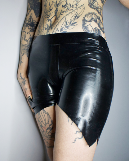 CIPHER Latex Shorts | Custom Made To Fit | Unisex
